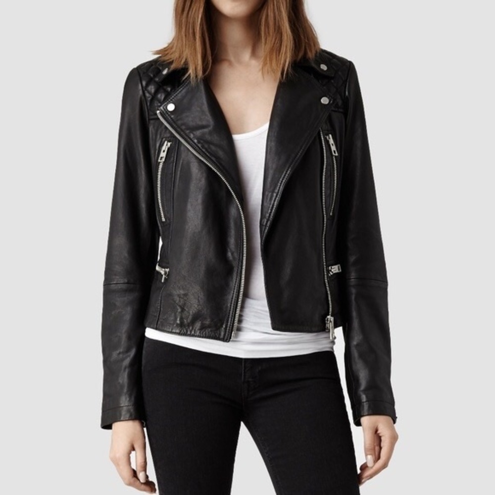 Allsaints Bleeker Leather Jacket